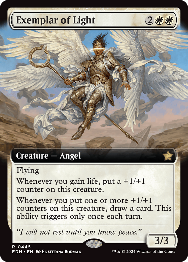 Exemplar of Light (Extended Art) [Foundations] | Boutique FDB TCG