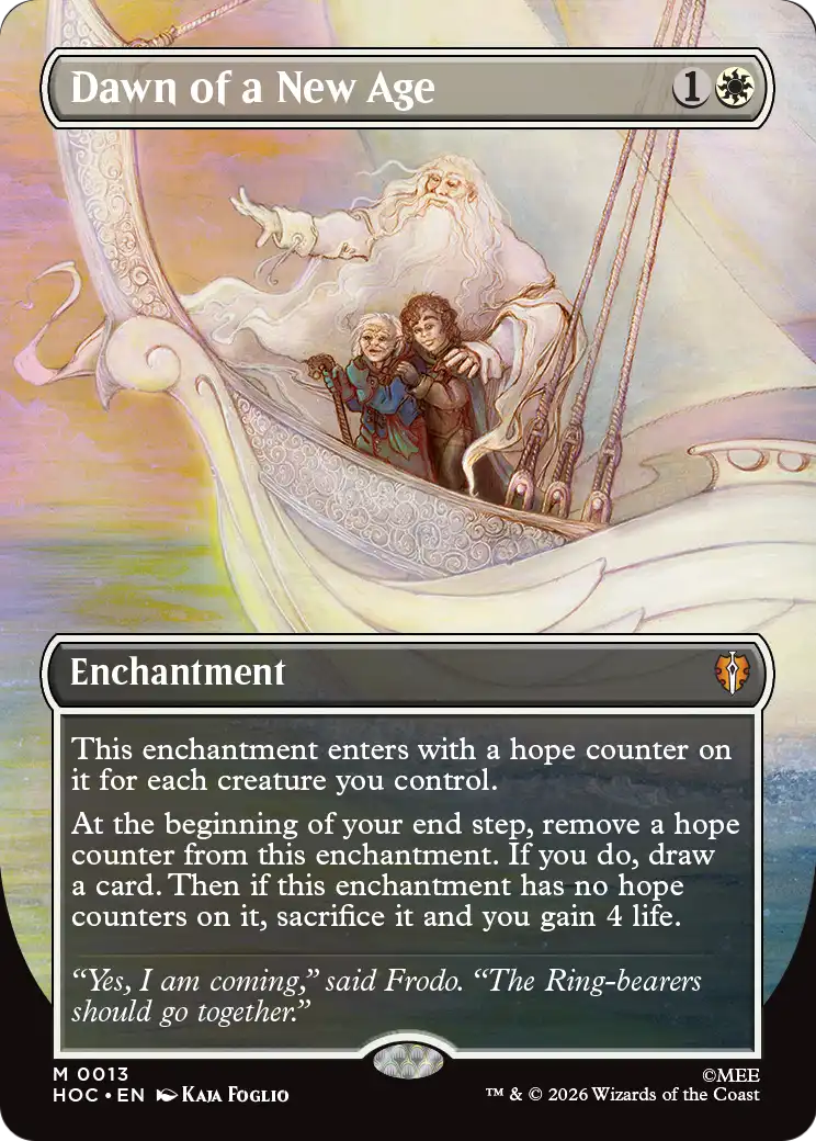 Dawn of a New Age (Borderless) [The Hobbit: Eternal-Legal] | Boutique FDB TCG