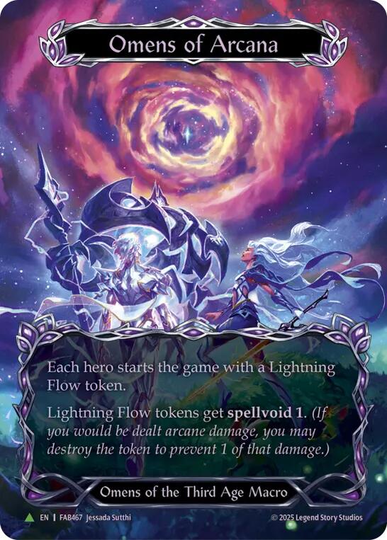 Omens of Arcana (Marvel Cold Foil) [FAB467] (Promo)  Cold Foil | Boutique FDB TCG
