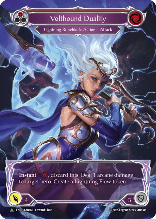 Voltbound Duality (Marvel Cold Foil) [FAB466] (Promo)  Cold Foil | Boutique FDB TCG