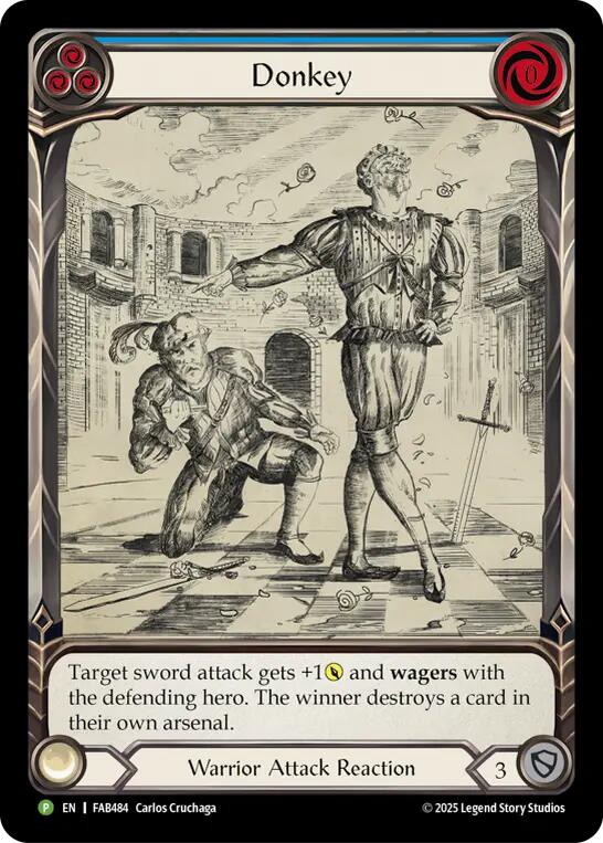 Donkey [FAB484] (Promo)  Rainbow Foil | Boutique FDB TCG