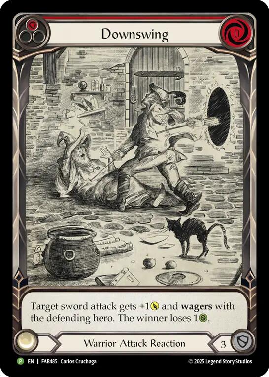 Downswing [FAB485] (Promo)  Rainbow Foil | Boutique FDB TCG