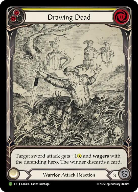 Drawing Dead [FAB486] (Promo)  Rainbow Foil | Boutique FDB TCG