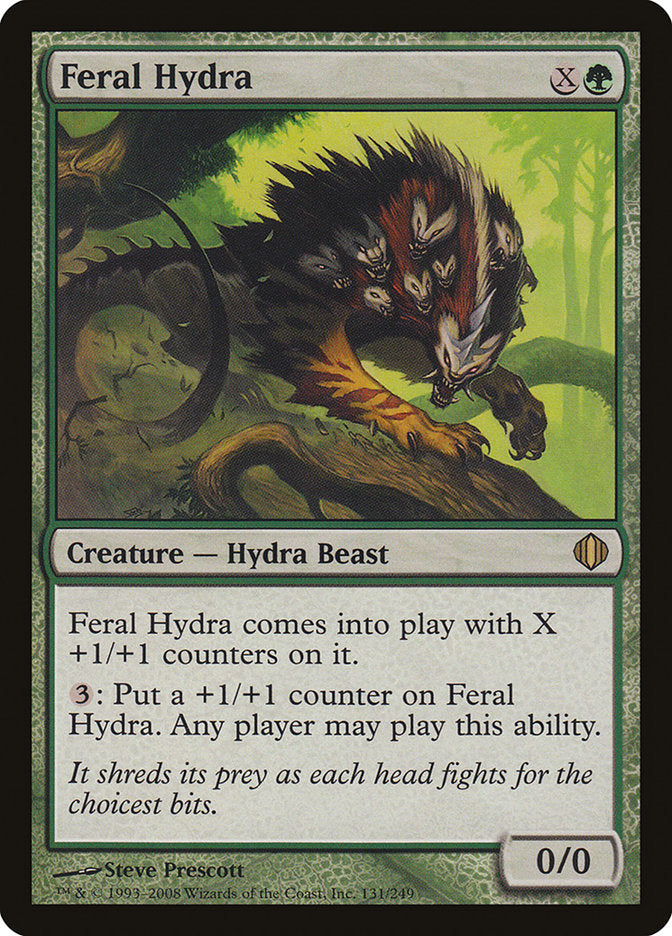 Feral Hydra (Oversized) [Oversize Cards] | Boutique FDB TCG