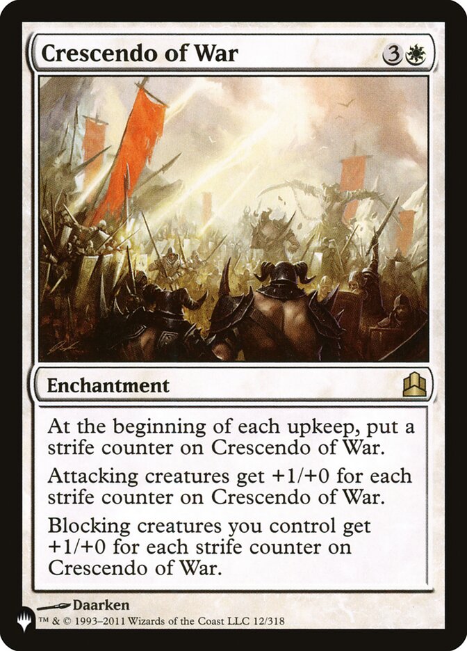 Crescendo of War [The List] | Boutique FDB TCG