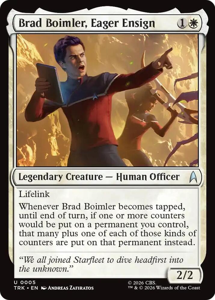 Brad Boimler, Eager Ensign (5) [Star Trek] | Boutique FDB TCG