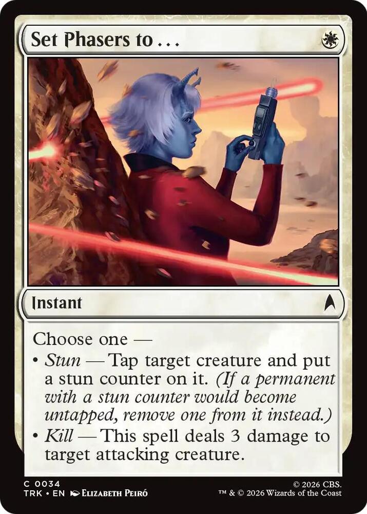 Set Phasers to . . . (34) [Star Trek] | Boutique FDB TCG