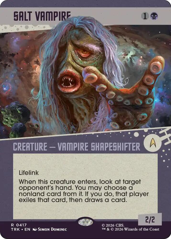 Salt Vampire (Showcase) (417) [Star Trek] | Boutique FDB TCG