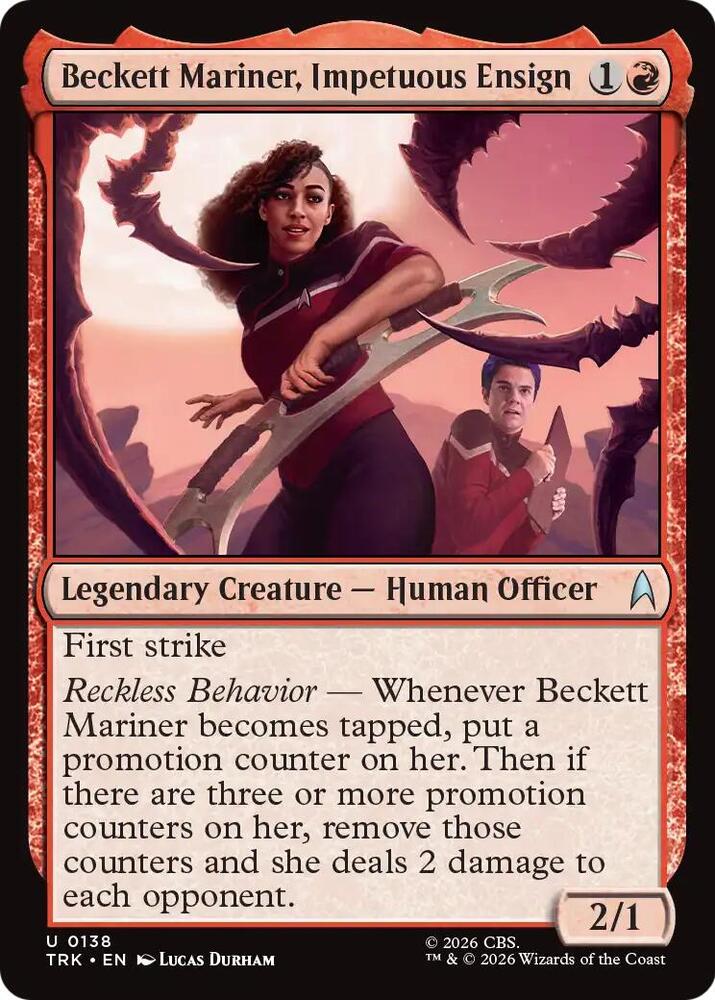 Beckett Mariner, Impetuous Ensign (138) [Star Trek] | Boutique FDB TCG