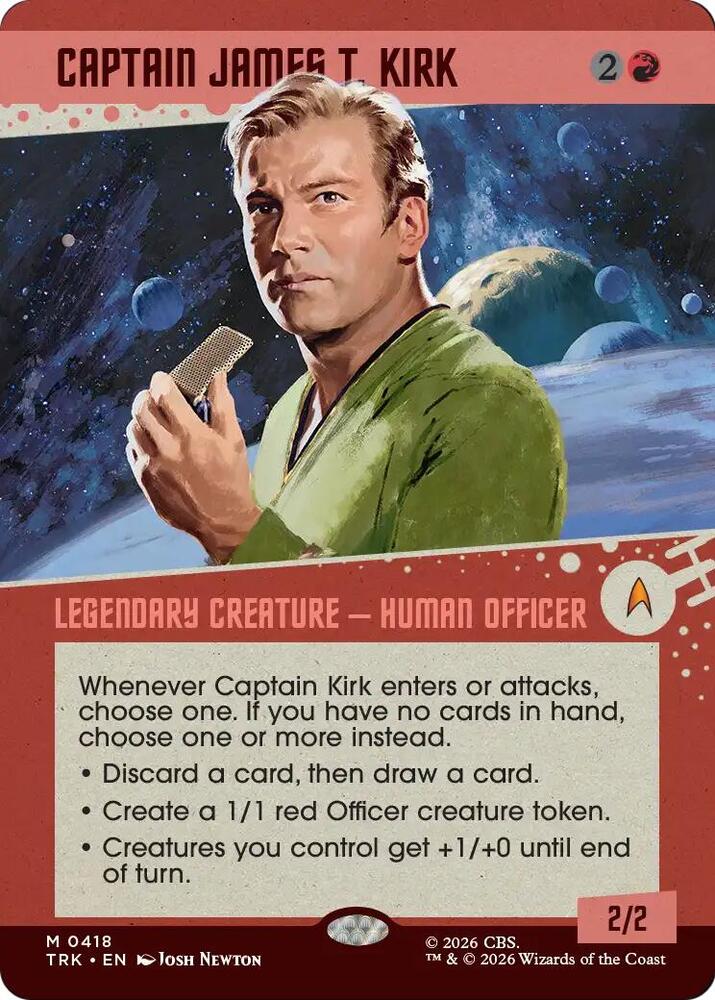 Captain James T. Kirk (Showcase) (418) [Star Trek] | Boutique FDB TCG