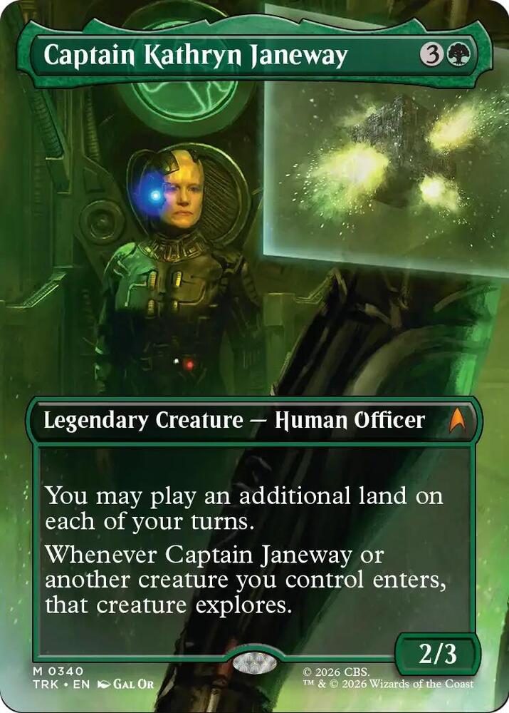 Captain Kathryn Janeway (Borderless) (340) [Star Trek] | Boutique FDB TCG