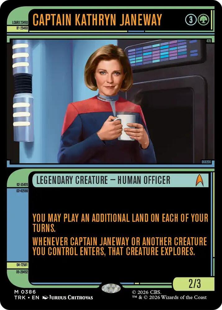 Captain Kathryn Janeway (Showcase) (386) [Star Trek] | Boutique FDB TCG