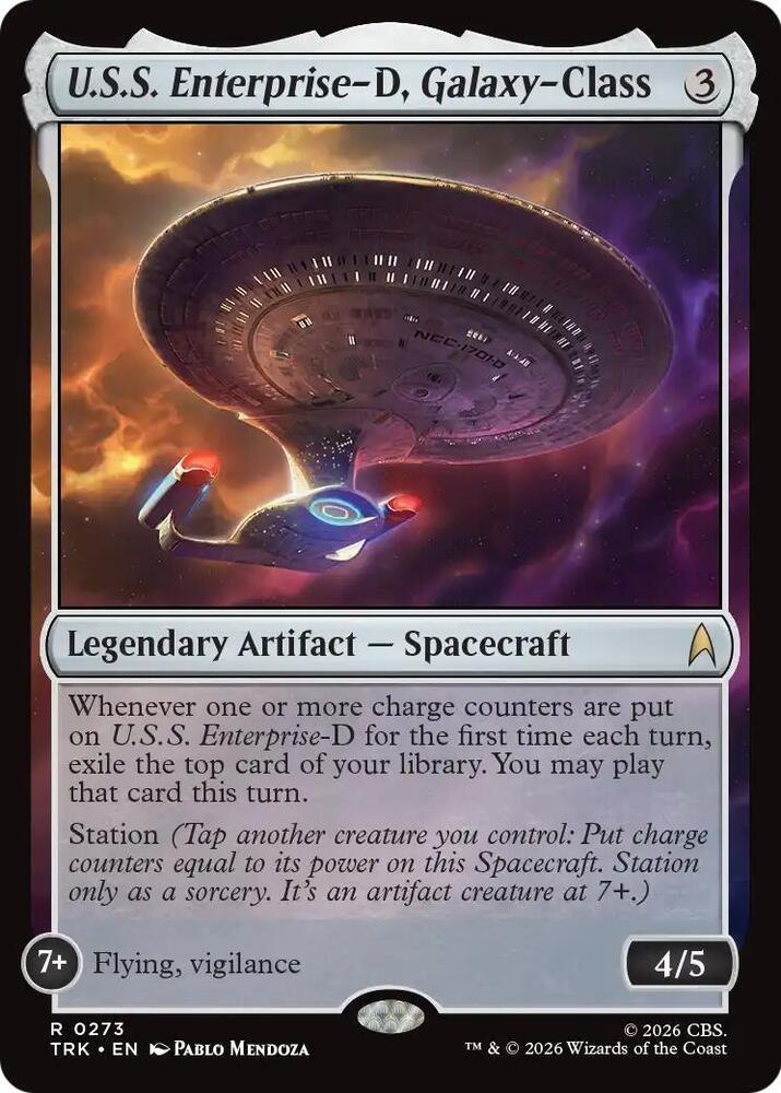 U.S.S. Enterprise-D, Galaxy-Class (273) [Star Trek] | Boutique FDB TCG