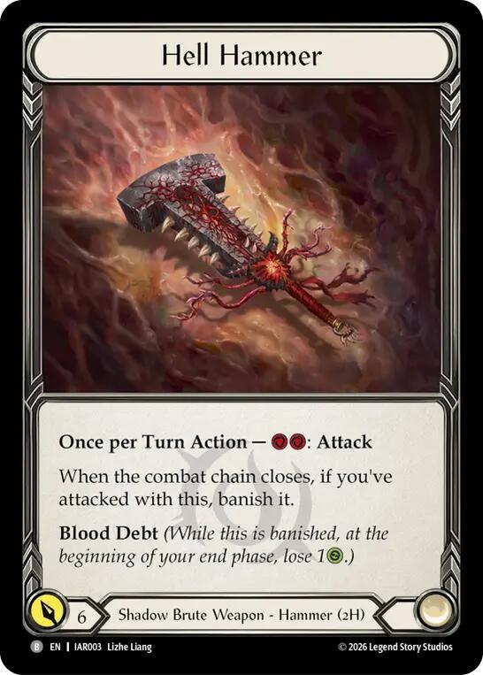 Hell Hammer (IAR003) [Usurp the Shadow Throne] | Boutique FDB TCG