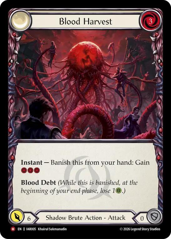 Blood Harvest (IAR005) [Usurp the Shadow Throne] | Boutique FDB TCG