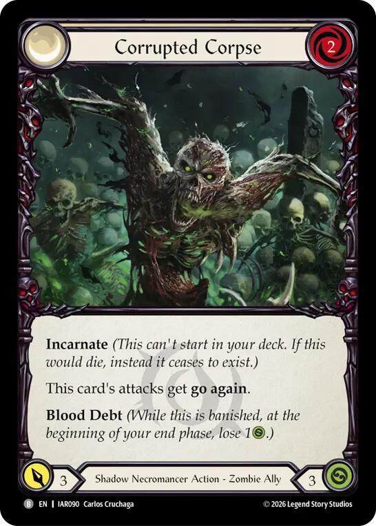 Corrupted Corpse (IAR090) [Usurp the Shadow Throne] | Boutique FDB TCG