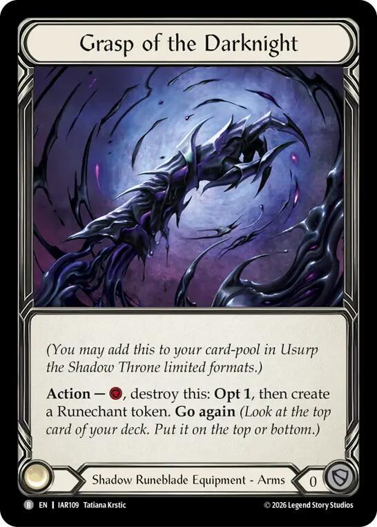 Grasp of the Darknight (IAR109) [Usurp the Shadow Throne] | Boutique FDB TCG