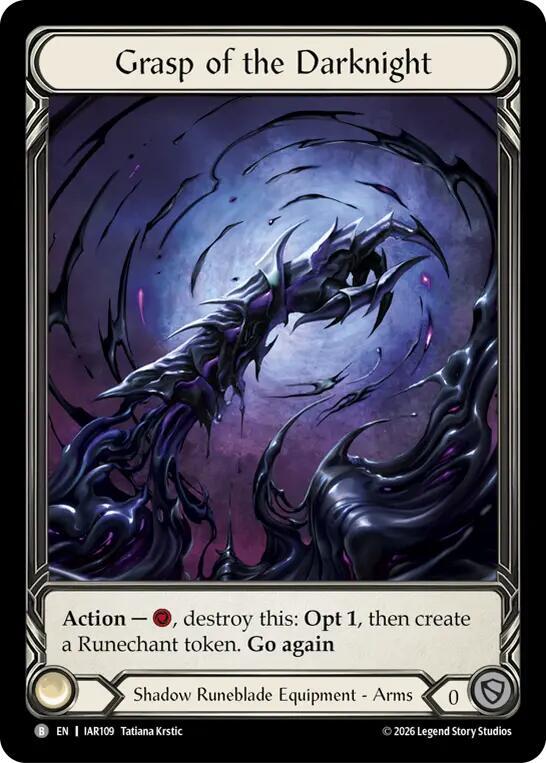 Grasp of the Darknight (Extended Art) (IAR109) [Usurp the Shadow Throne] | Boutique FDB TCG
