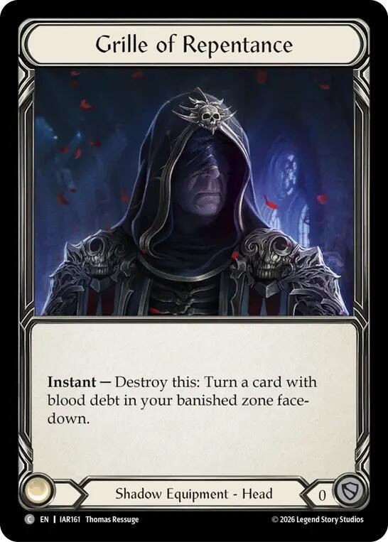 Grille of Repentance (IAR161) [Usurp the Shadow Throne] | Boutique FDB TCG