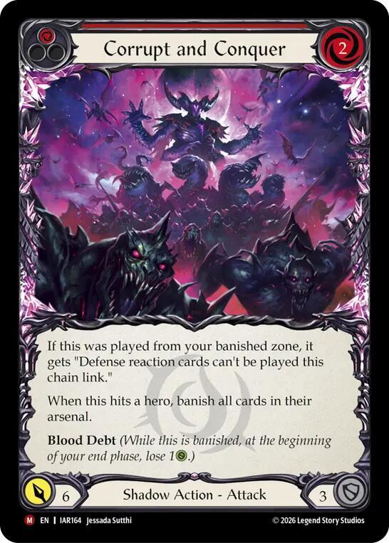 Corrupt and Conquer (IAR164) [Usurp the Shadow Throne] | Boutique FDB TCG