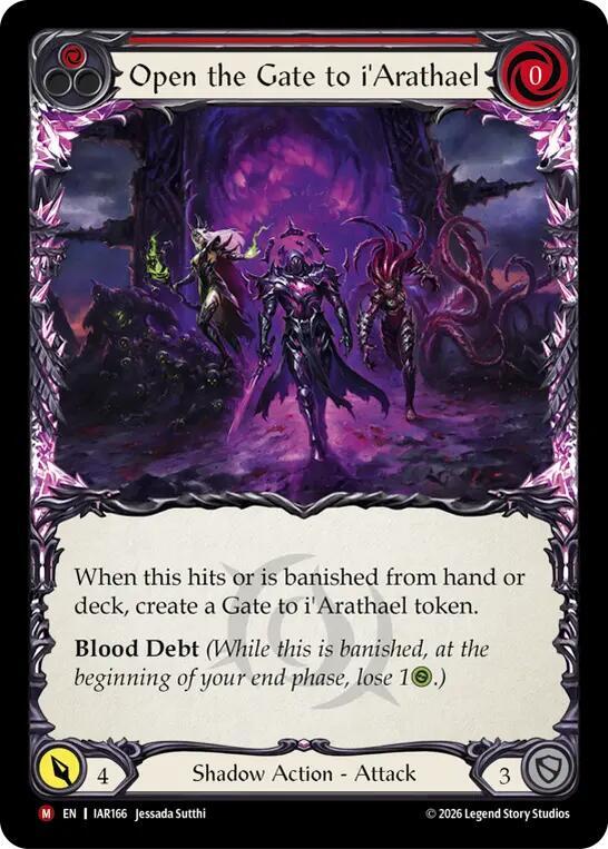 Open the Gate to i'Arathael (IAR166) [Usurp the Shadow Throne] | Boutique FDB TCG