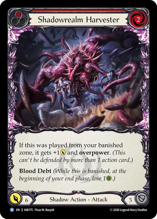 Shadowrealm Harvester (IAR175) [Usurp the Shadow Throne] | Boutique FDB TCG