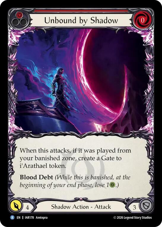 Unbound by Shadow (IAR178) [Usurp the Shadow Throne] | Boutique FDB TCG