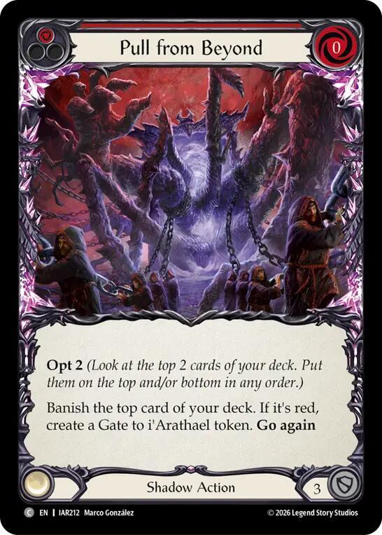 Pull from Beyond (Red) (IAR212) [Usurp the Shadow Throne] | Boutique FDB TCG