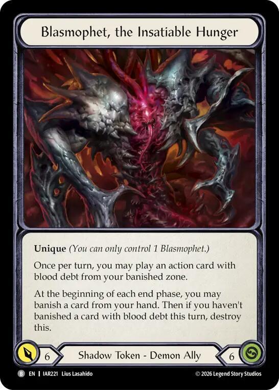 Blasmophet, the Insatiable Hunger (IAR221) [Usurp the Shadow Throne] | Boutique FDB TCG