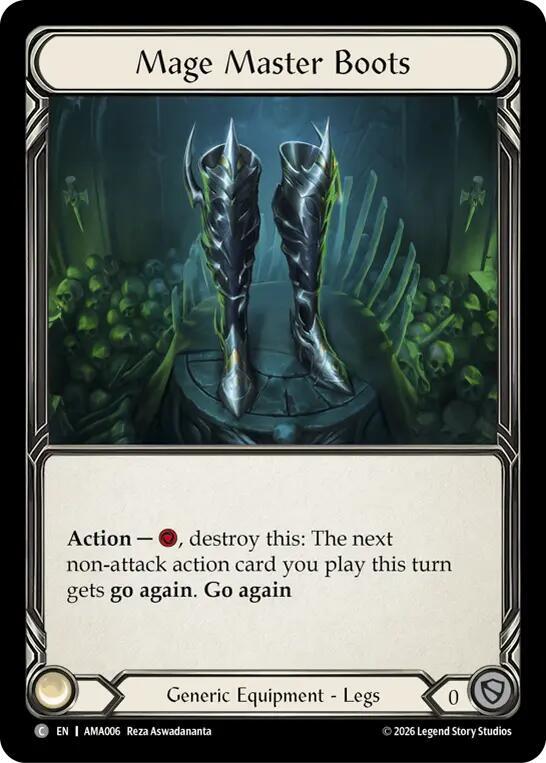 Mage Master Boots (AMA006) [Armory Deck: Malice] | Boutique FDB TCG