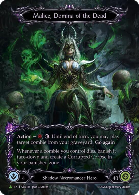 Malice, Domina of the Dead (Marvel) (GEM184) [GEM Pack 6] | Boutique FDB TCG