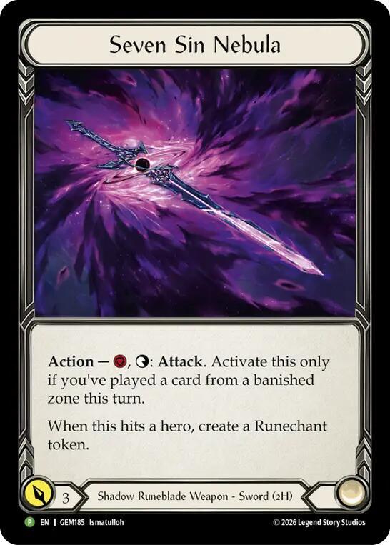 Seven Sin Nebula (GEM185) [GEM Pack 6] | Boutique FDB TCG