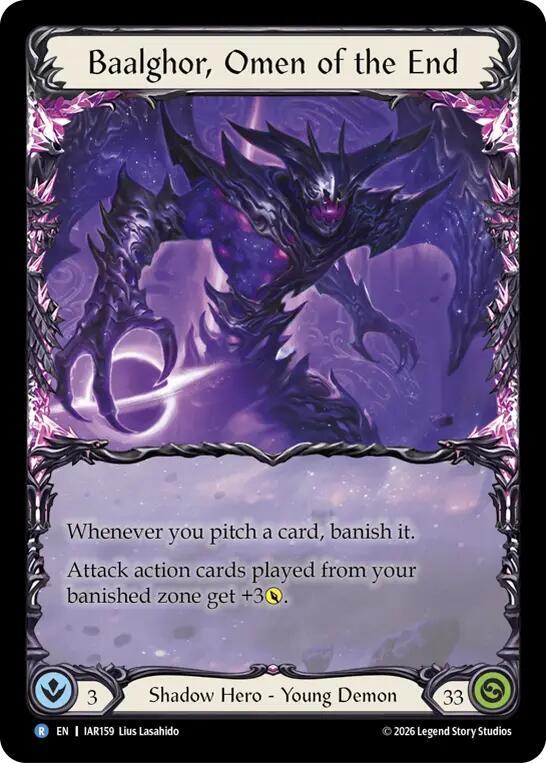 Baalghor, Omen of the End (IAR159) [Usurp the Shadow Throne Pre-release Cards] | Boutique FDB TCG