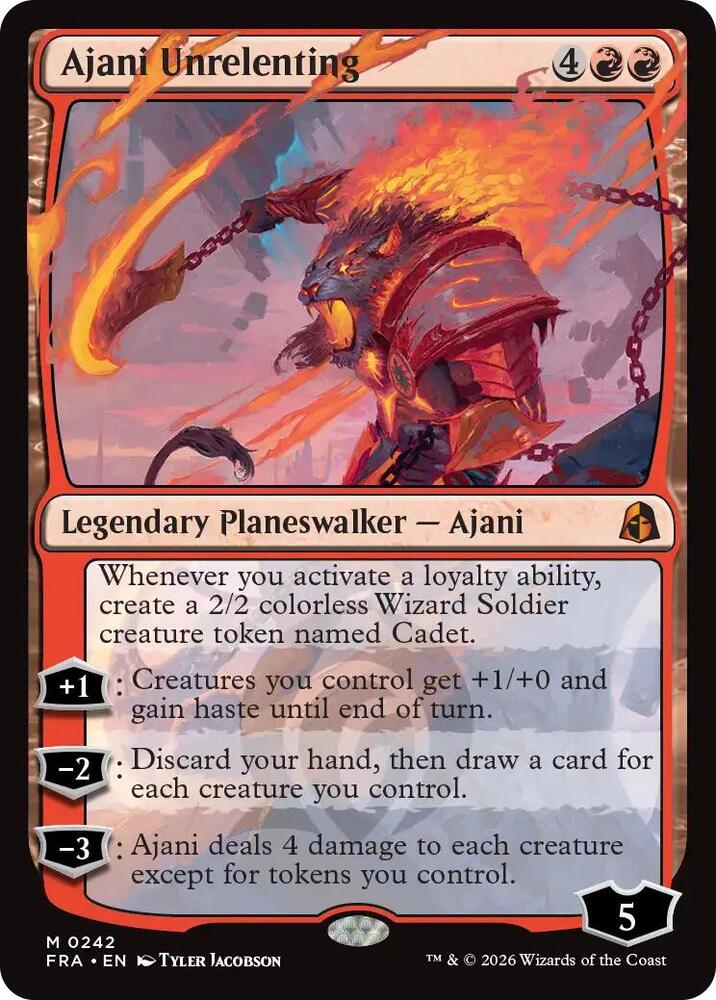Ajani Unrelenting (242) [Reality Fracture] | Boutique FDB TCG