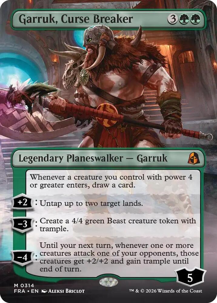 Garruk, Curse Breaker (Borderless) (314) [Reality Fracture] | Boutique FDB TCG