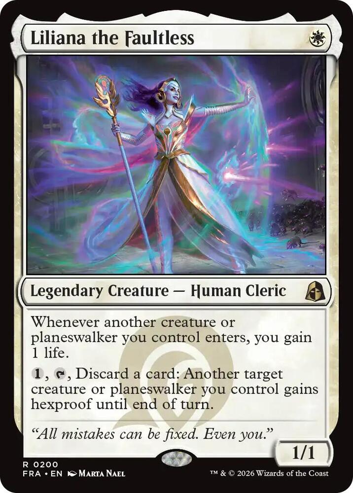 Liliana the Faultless (200) [Reality Fracture] | Boutique FDB TCG