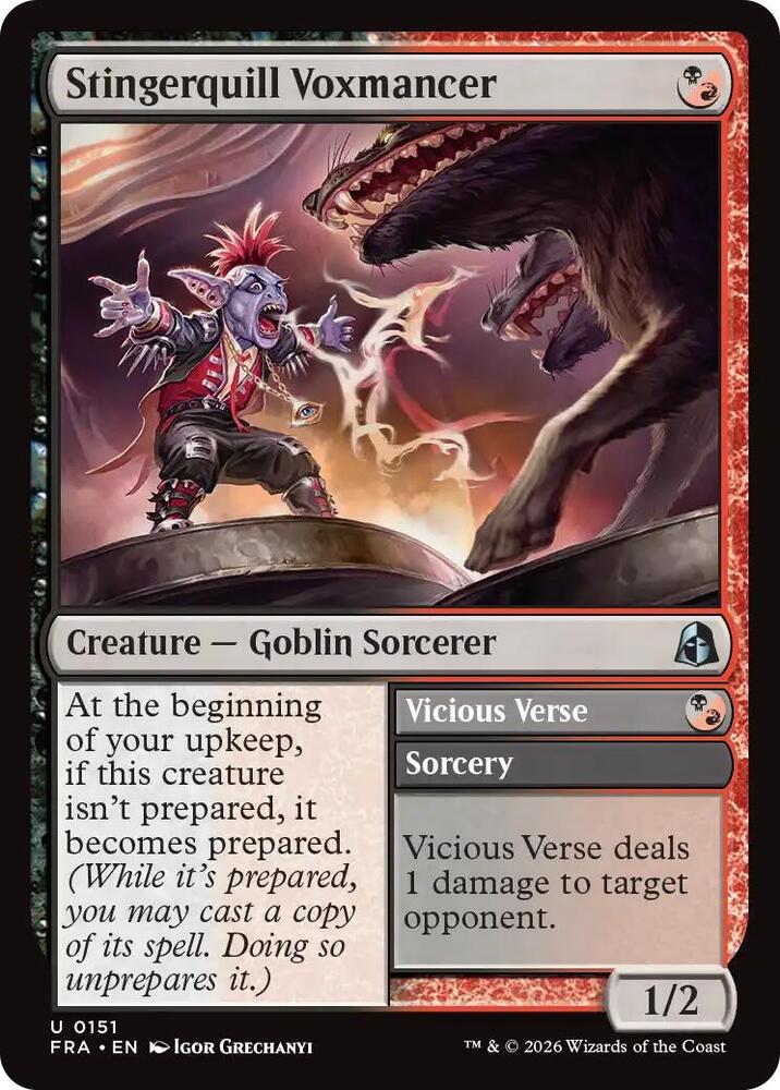 Stingerquill Voxmancer (151) [Reality Fracture] | Boutique FDB TCG