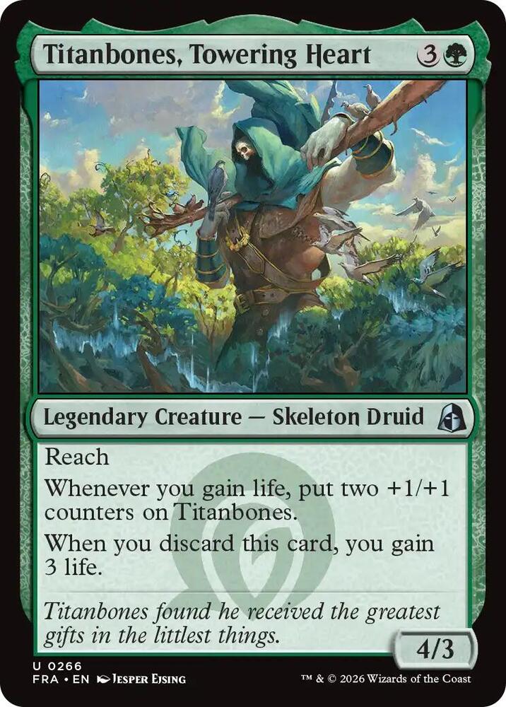 Titanbones, Towering Heart (266) [Reality Fracture] | Boutique FDB TCG