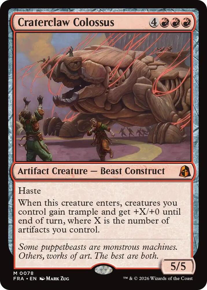 Craterclaw Colossus (78) [Reality Fracture] | Boutique FDB TCG