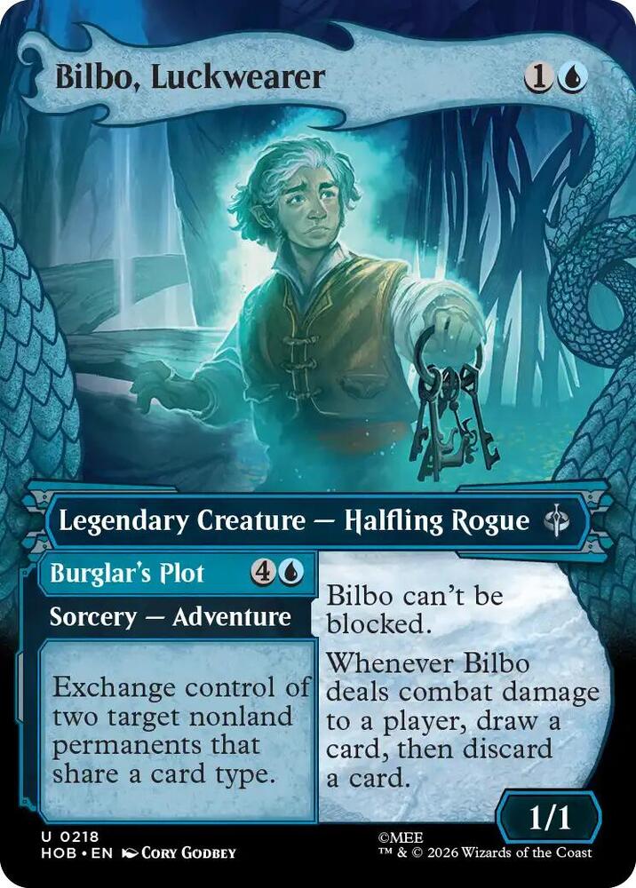 Bilbo, Luckwearer (Showcase) (218) [The Hobbit] | Boutique FDB TCG