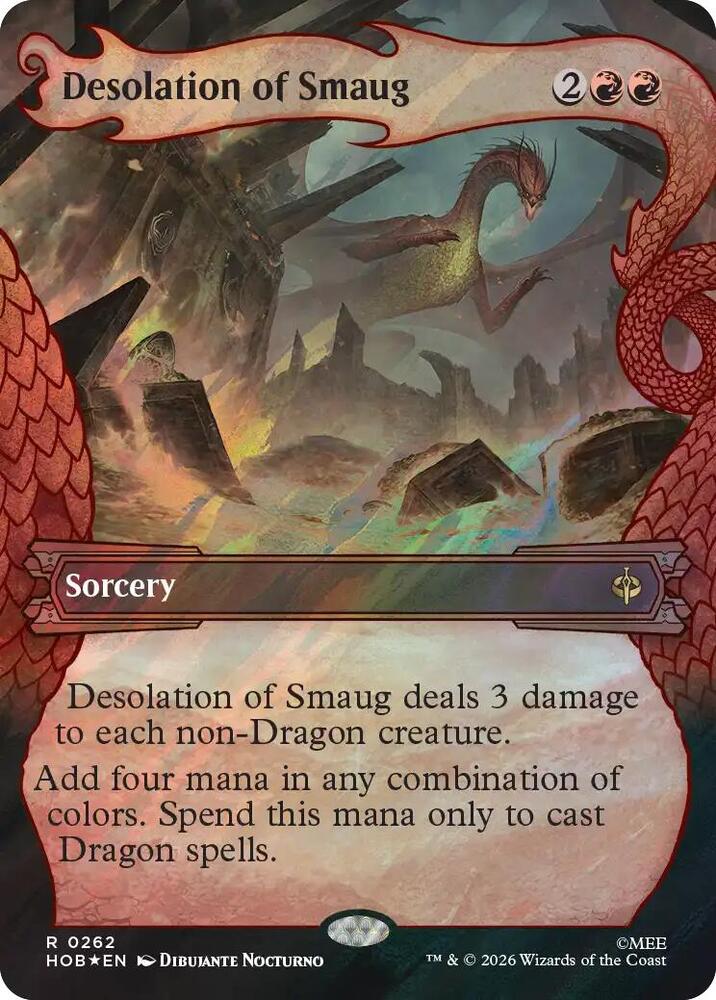 Desolation of Smaug (Showcase) (Surge Foil) (262) [The Hobbit] | Boutique FDB TCG