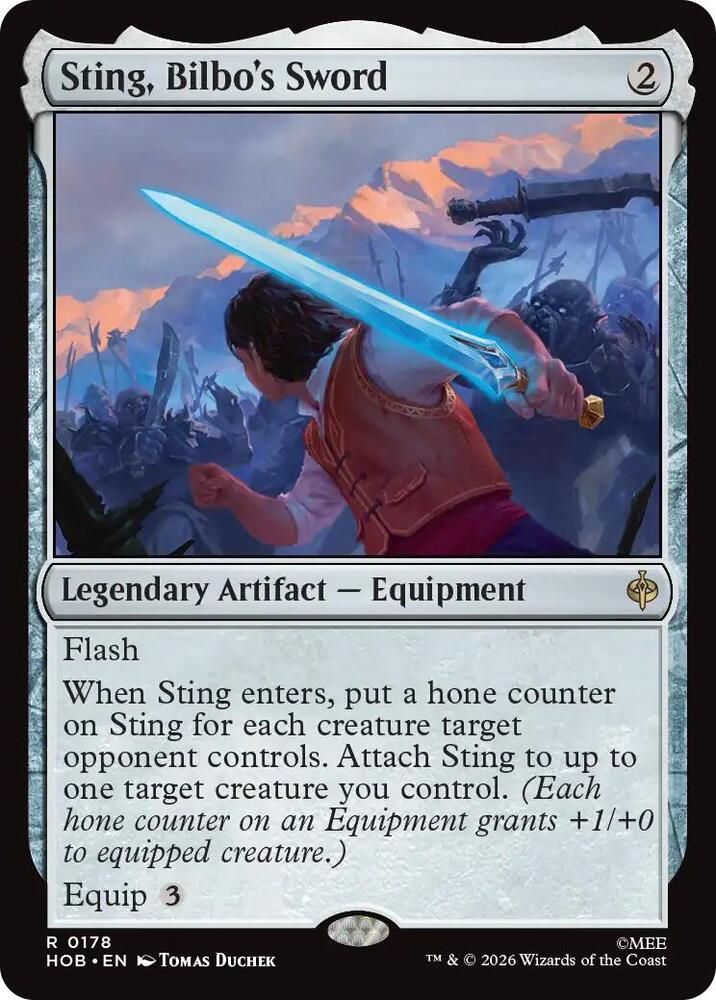 Sting, Bilbo's Sword (178) [The Hobbit] | Boutique FDB TCG