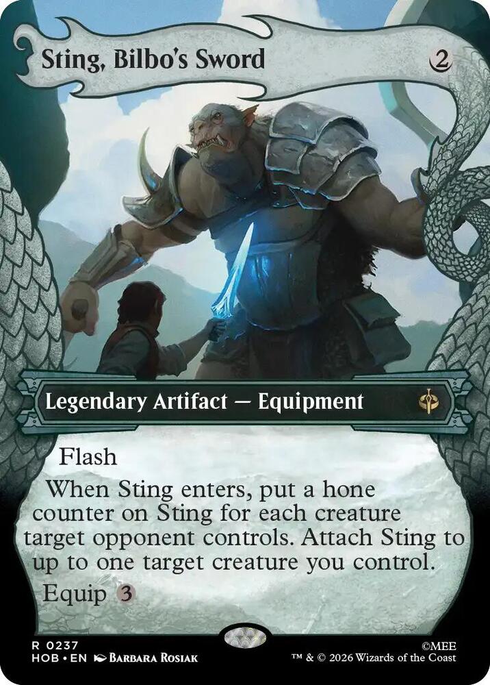 Sting, Bilbo's Sword (Showcase) (237) [The Hobbit] | Boutique FDB TCG