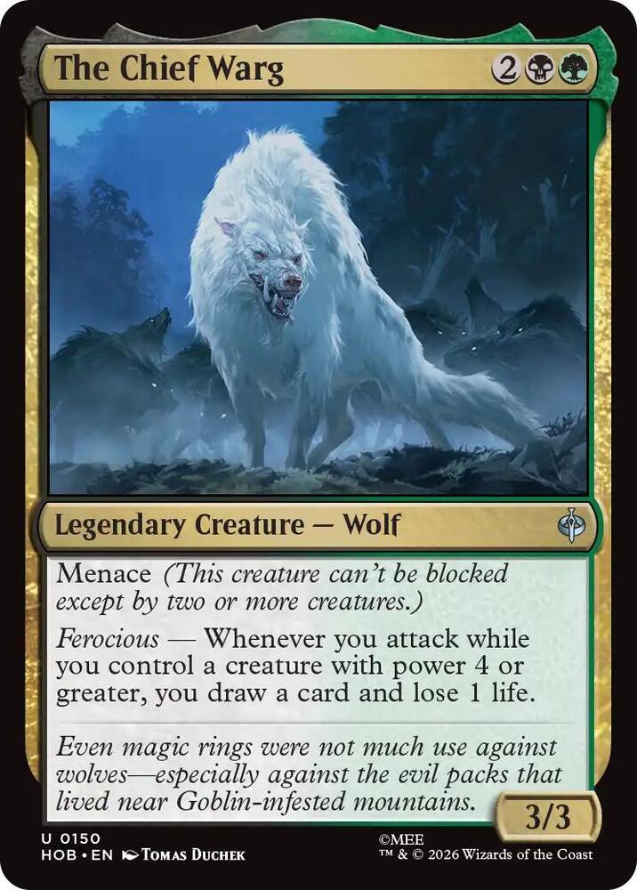 The Chief Warg (150) [The Hobbit] | Boutique FDB TCG