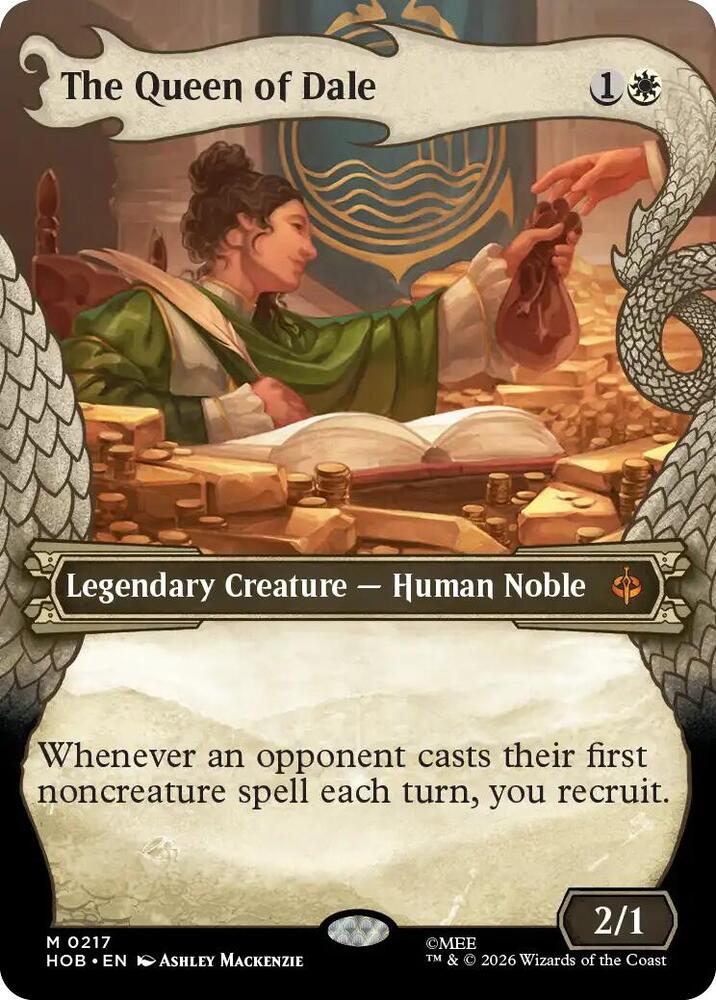 The Queen of Dale (Showcase) (217) [The Hobbit] | Boutique FDB TCG