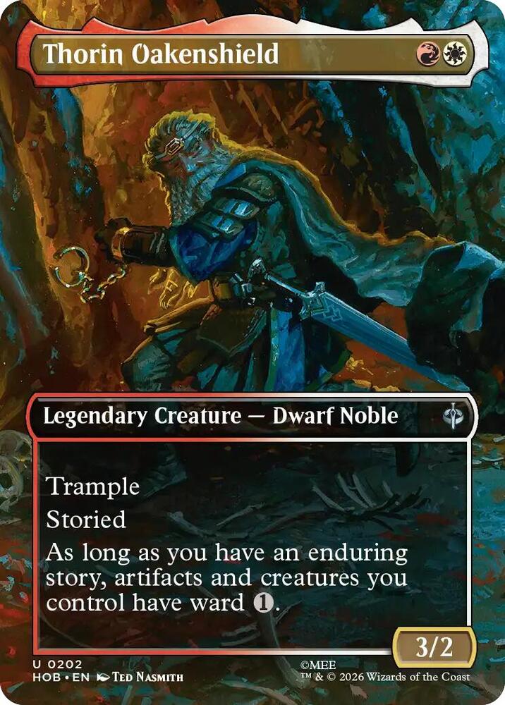 Thorin Oakenshield (Borderless) (202) [The Hobbit] | Boutique FDB TCG