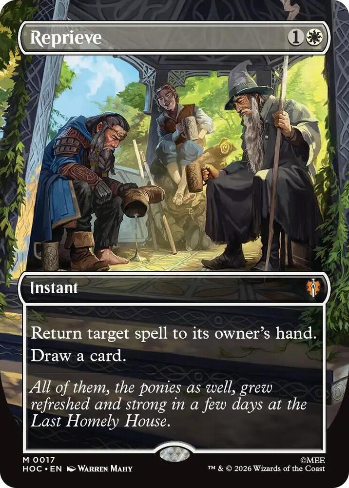 Reprieve (Borderless) (17) [The Hobbit: Eternal-Legal] | Boutique FDB TCG