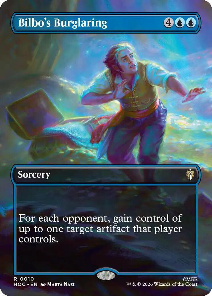 Bilbo's Burglaring (Borderless) (10) [The Hobbit: Eternal-Legal] | Boutique FDB TCG