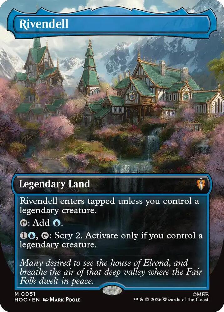 Rivendell (Borderless) (51) [The Hobbit: Eternal-Legal] | Boutique FDB TCG