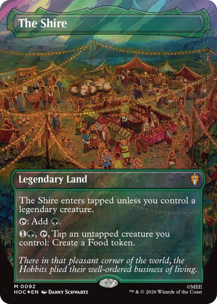 The Shire (Borderless) (Surge Foil) (92) [The Hobbit: Eternal-Legal] | Boutique FDB TCG
